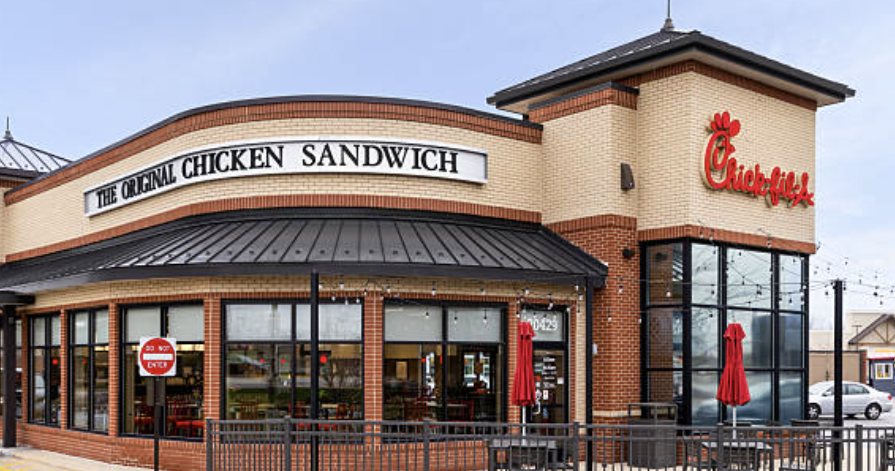 Chick-fil-A restaurant building