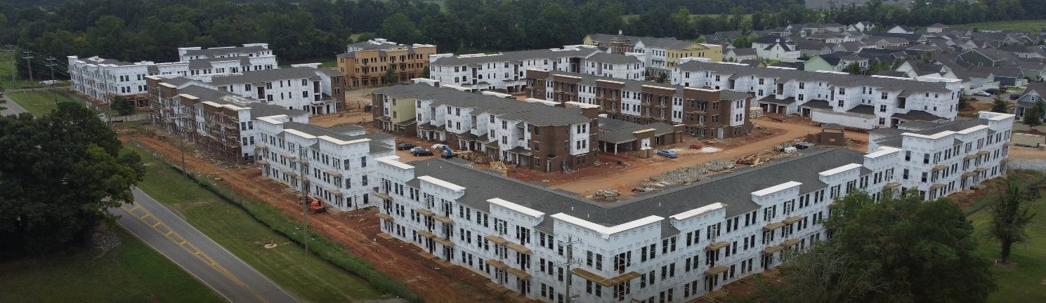 Argento at Oakland Springs community under construction in Madison, Alabama